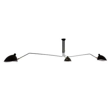 Stylowa lampa wisząca FABIO E27 60W wys. 85cm | zloty