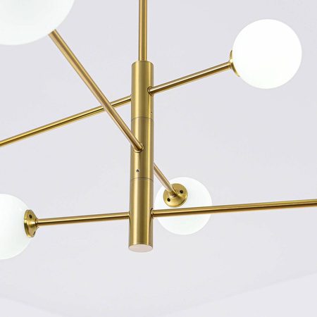 Nowoczesna lampa sufitowa wisząca DORADO 6 miedź