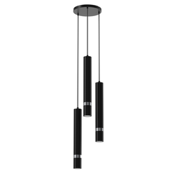 Lampa wisząca JOKER, MLP8916, czarny/chrom, 3x8W GU10