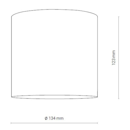 Lampa sufitowa plafon IOS 20W LED 4000K kąt 60° | czarny 8741