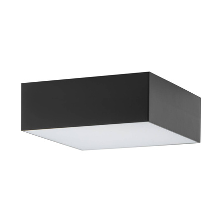 Plafon LID SQUARE LED 11cm 15W barwa ciepła 3000K | czarny