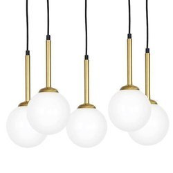 Lampa sufitowa nowoczesna PARMA V złoty śr. 52cm