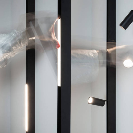 Oprawa szynoprzewodu SHIFT GRID M 30cm 17W biała ciepła | czarny