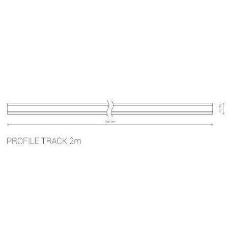 Szyno-przewody  PROFILE TRACK 2m 9452