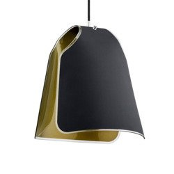 Lampa wisząca zwis CALIFORNIA czarny/złoty szer. 29cm