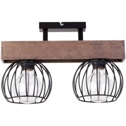 Lampa sufitowa MILAN 2 PLAFON brązowy 31571