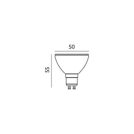 Żarówka LED GU10 5W PREMIUM barwa CIEPŁOBIAŁA SAMSUNG