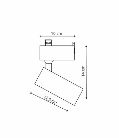 Zestaw szynoprzewodu jednofazowego ROCCA SET, biały, 3x10W LED, barwa neutralna 4000K