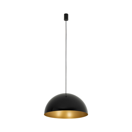 Lampa wisząca HEMISPHERE SUPER L BLACK-GOLD śr. 50cm 4xGX53 | czarny/złoty