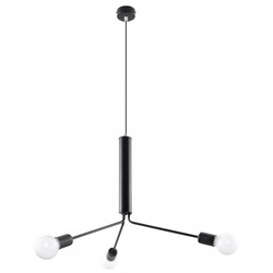 Lampa wisząca DUOMO 3D SL.0303 czarna 3xE27