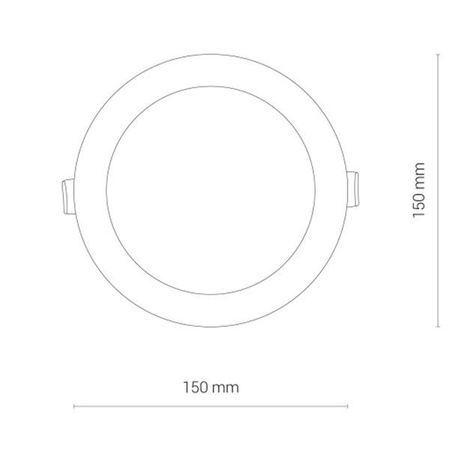 8774 Oprawa oświetl."CL KOS LED 24W, 4000K, IP44"