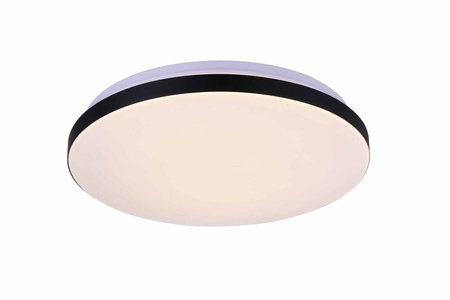 Plafon BABILON, czarny, okrągły mały, 18W LED, barwa neutralna 4000K