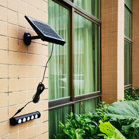 Oprawa wielofunkcyjna solarna czujnik TALENT LED 8W IP65 | czarny