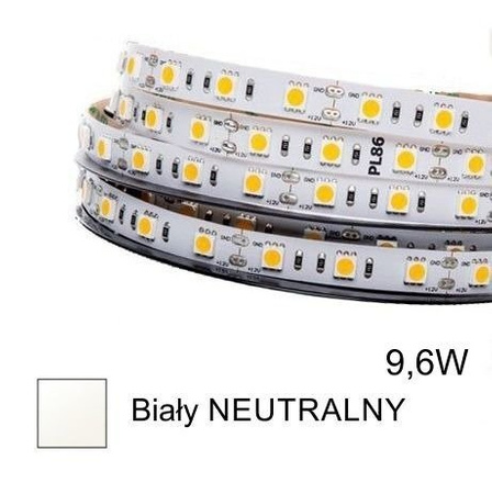 Prof taśma LED 8mm 9.6W neutralna 4000K odcinek 1m