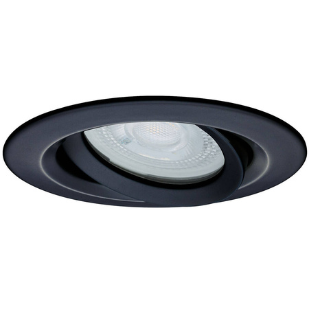 Ruchome oczko podtynkowe do łazienki LAGOS IP65 czarne