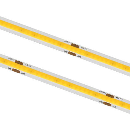 PRO TAŚMA LED COB 24V 10W 3000K ciepła IP20 940lm | 5m