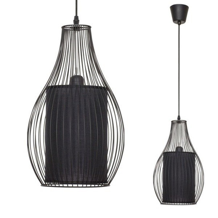 Lampa wisząca CAMILLA black 120cm