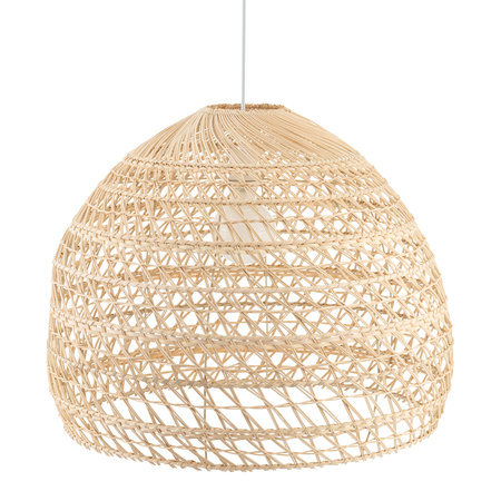 Lampa wisząca BOHO L śr. 60cm E27 | naturalne drewno/biały 11152