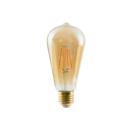 Żarówka LED VINTAGE E27 ST64 6W barwa ciepła 2200K 