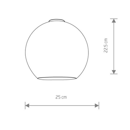 10200 Klosz CAMELEON POLARIS GOLD fi 25cm | Złoty 10200