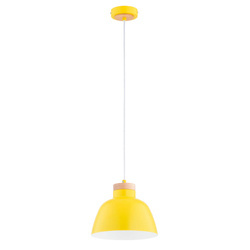Lampa wisząca ALFA LORIEN ŻÓŁTA 1xE27 23cm | 61359