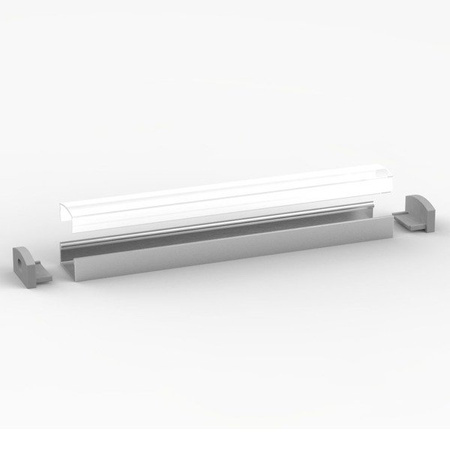 Profil LED P4-1 200cm szer. 15mm | do osłonek C1/C4/C11/C13 | srebrny