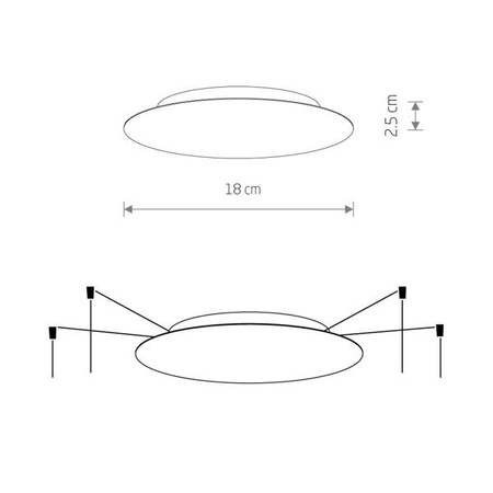 Puszka montażowa 4x 40W CAMELEON CANOPY A MINI GOLD | złoty 10264