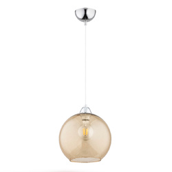 Lampa wisząca do salonu RICO E27 wys. 80cm | beżowy