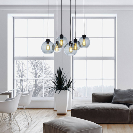 Nowoczesna lampa wisząca czarny/grafitowy CUBUS GRAPHITE 2833 2833
