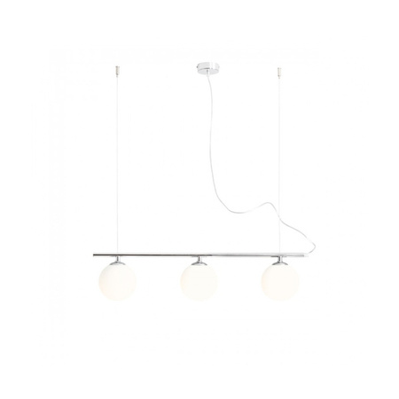Aldex Lampa wisząca BERYL 3, 1006E_4, chrom/biały, 3x40W E14