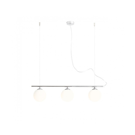 Lampa wisząca BERYL 3, 1006E_4, chrom/biały, 3x40W E14