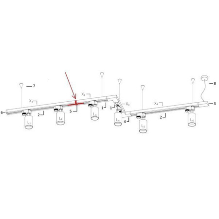 Łącznik wzdłużny PROFILE STRAIGHT CONNECTOR czarny 9453