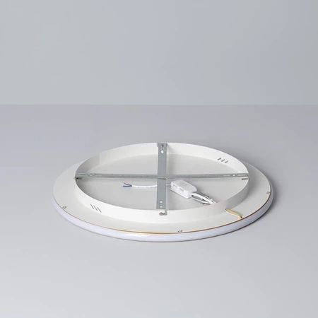 Plafon LED 30W Okrągły Złoty CCT 3000K/4000K/6000K 40cm Abruzzo Angelo