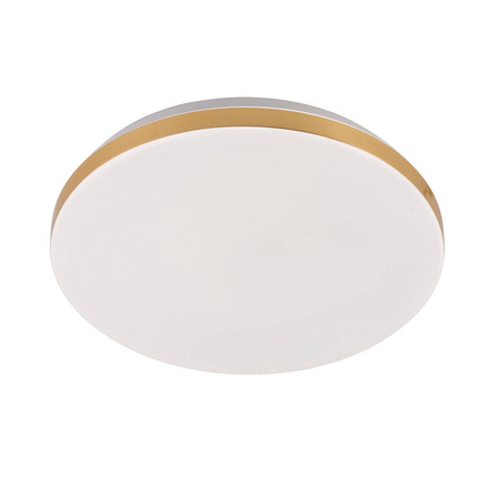 Plafon BABILON, złoty, okrągły średni, 24W LED, barwa neutralna 4000K