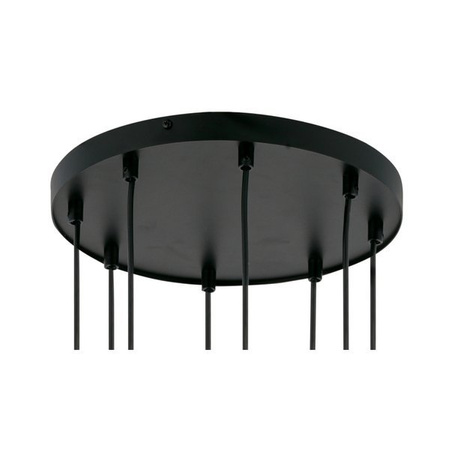 Nowoczesna lampa wisząca SOPEL DUE 8 czarny/złoty 33239