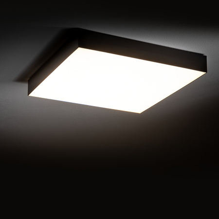 Plafon LID SQUARE LED 30cm 50W barwa neutralna 4000K | czarny