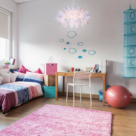 Młodzieżowa lampa FARFALLA 1 motyle różowa