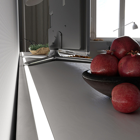 Profil LED P4-1 100cm szer. 15mm | do osłonek C1/C4/C11/C13 | surowe alu