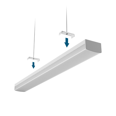Lniniowa lampa LIMEA SUBTILO  60cm 15W zmienna barwa CCT 230V 120st IP20 BIAŁY 2 lata gw.