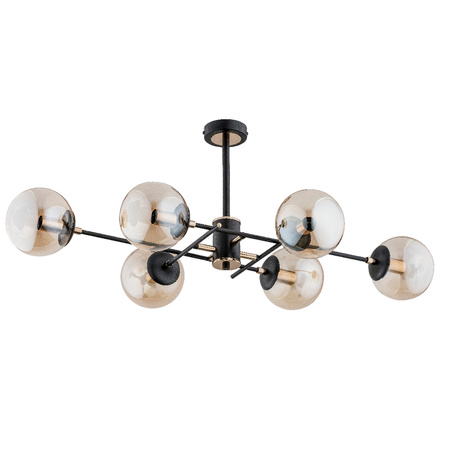 Lampa sufitowa ALFA TANOS ZŁOTA 6xE14 96cm | 62179