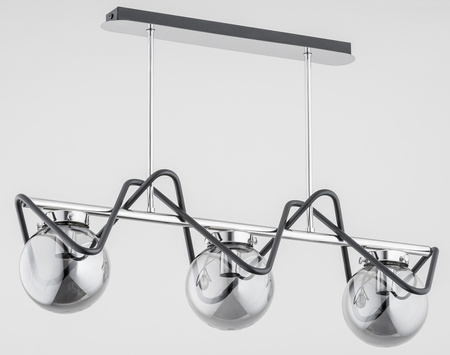 Lampa wisząca ALFA SAGITO PONTE CHROM 3xE14 75cm | 62100