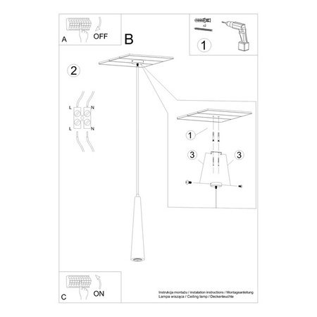 Lampa wisząca SULA , naturalne drewno/biały, 1x40W GU10, SL.1100