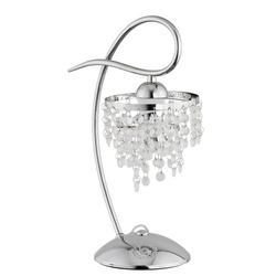 Lampka nocna diana chrom 1xe14 16cm | 18998