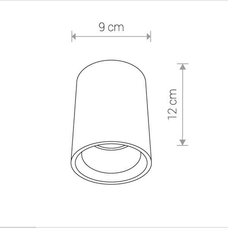 Betonowy Spot SHY S 9cm 9390