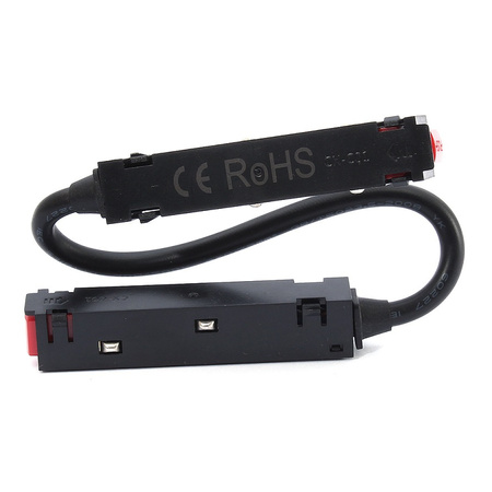 Łącznik elastyczny szyn magnetycznych 48V | czarny