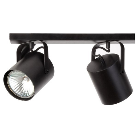 Nowoczesna lampa sufitowa FLESZ E27 3 PLAFON czarny 31230
