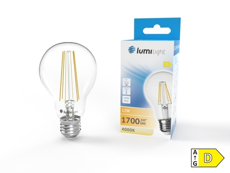 Żarówka LED  FLM A60 E27 12W 1700lm | barwa neutralna