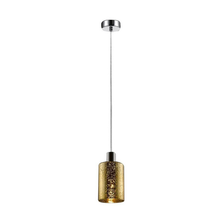 Lampa wisząca PIOLI złota śr. 12cm 003064-007275
