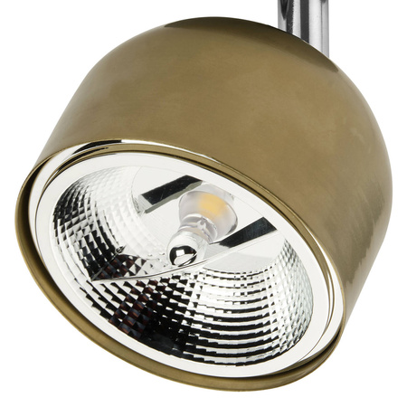 Reflektor do szyny 3 fazowej TRACER 6055 1x GU10/AR111 | złoty 6055