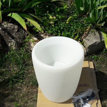 Ozdobna świecąca donica FLOWERPOT S 41cm